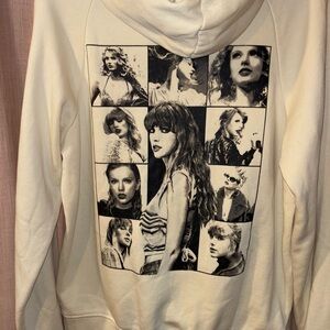 Taylor Swift Eras tour Cream Hoodie